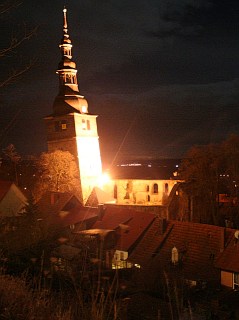 Die Oberkirche vom Hotel Residenz