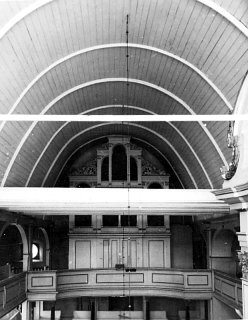 Tonnengewölbe, Blick zur Orgel 1936